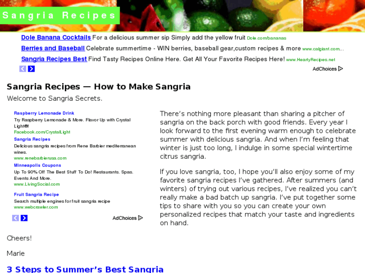 www.sangriasecrets.com