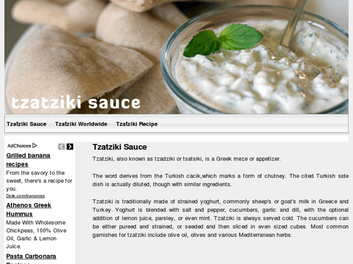 www.tzatzikisauce.net