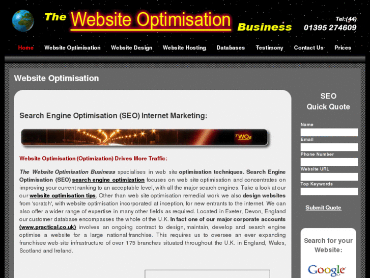 www.websiteoptimisation.biz