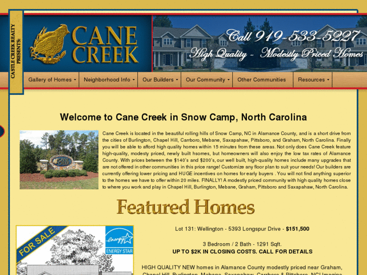 www.canecreeknc.com