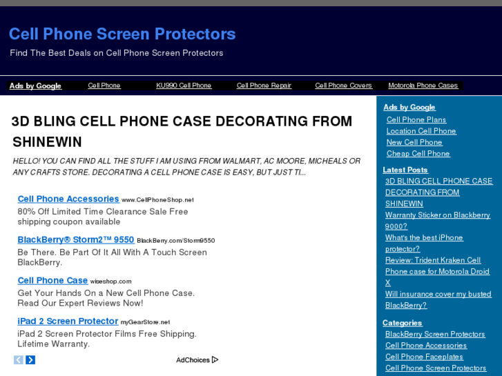 www.cellphonescreenprotector.org