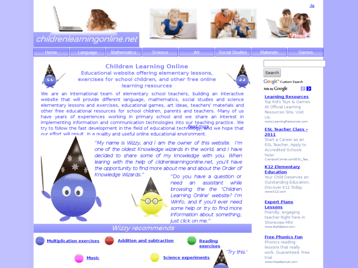 www.childrenlearningonline.net