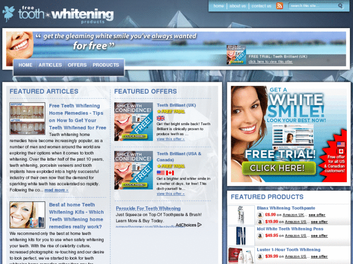 www.freetoothwhiteningproducts.com