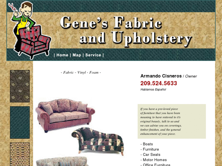 www.genesfabricandupholstery.com