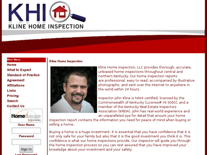 www.klinehomeinspection.com