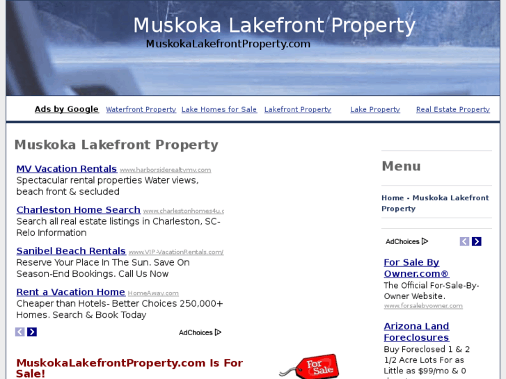 www.muskokalakefrontproperty.com