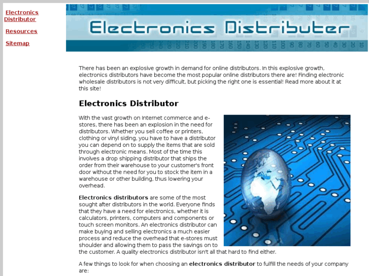 www.electronicsdistributor.com