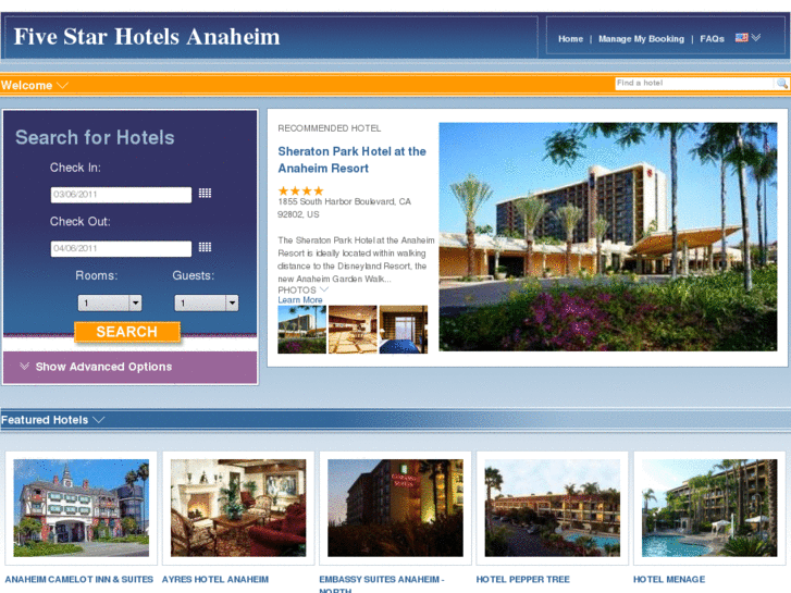 www.fivestarhotelsanaheim.com