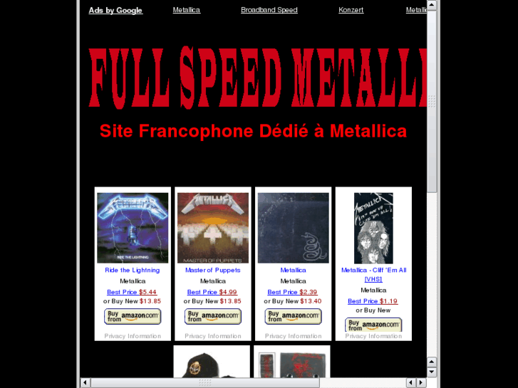 www.fullspeedmetallica.com