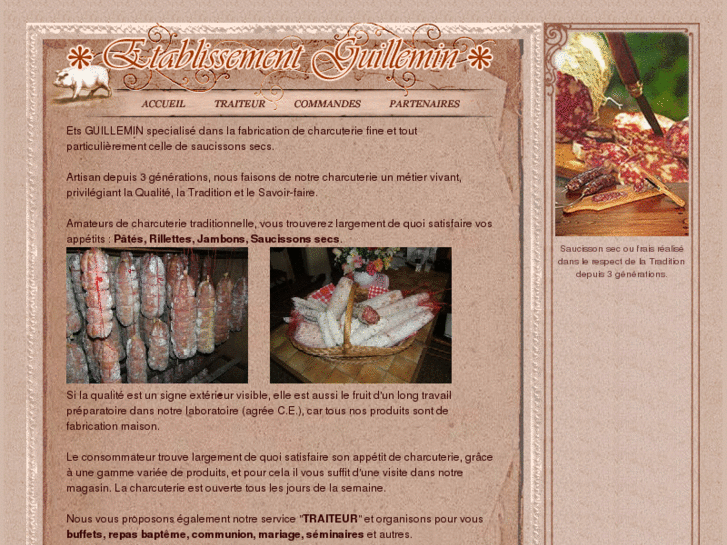 www.guillemin-charcuterie-fine.com