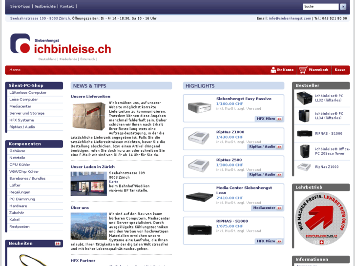www.ichbinleise.ch