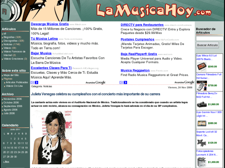 www.lamusicahoy.com