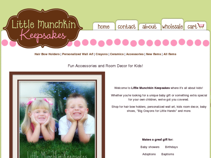 www.littlemunchkinkeepsakes.com