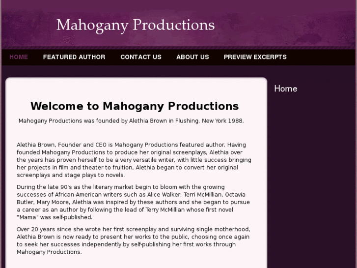 www.mahoganyproductions.com