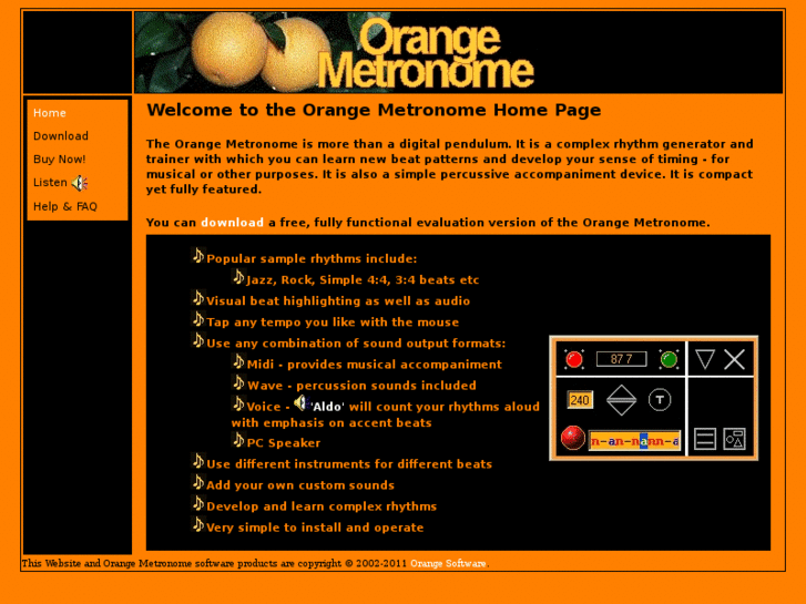 www.orangemetronome.com