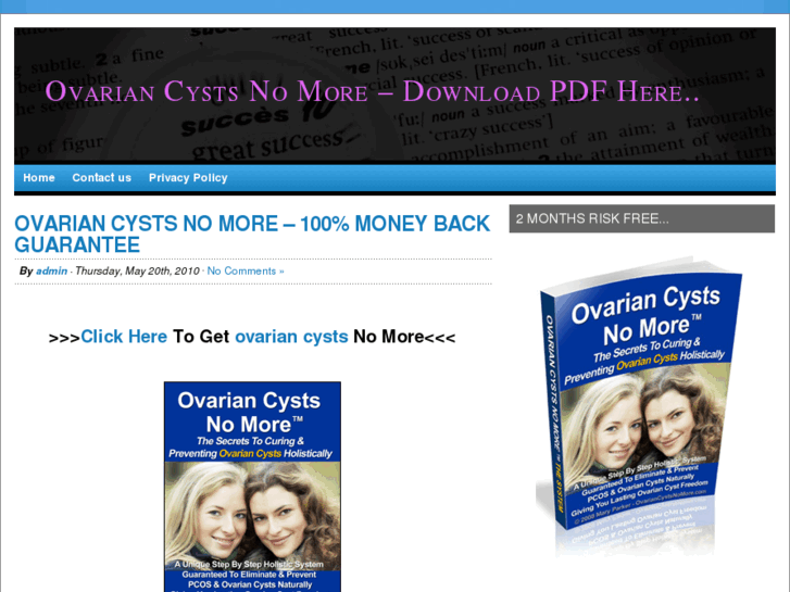 www.ovariancystsnomore.net