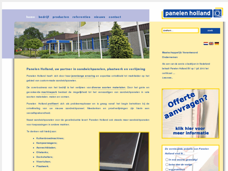 www.panelenholland.biz