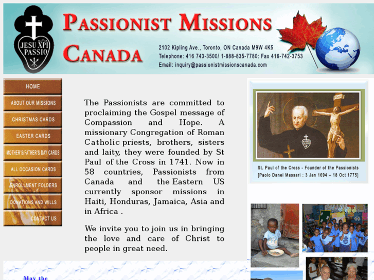 www.passionistmissionscanada.com