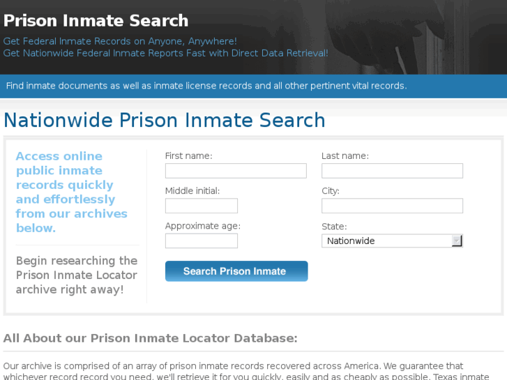 www.prisoninmatesearch.org