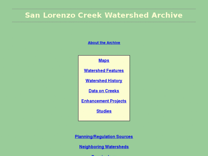 www.sanlorenzocreekwatershed.org