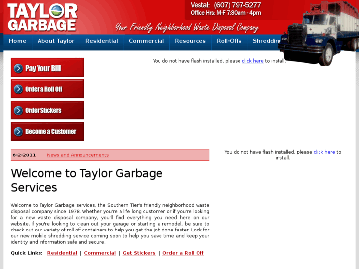 www.taylorgarbage.com