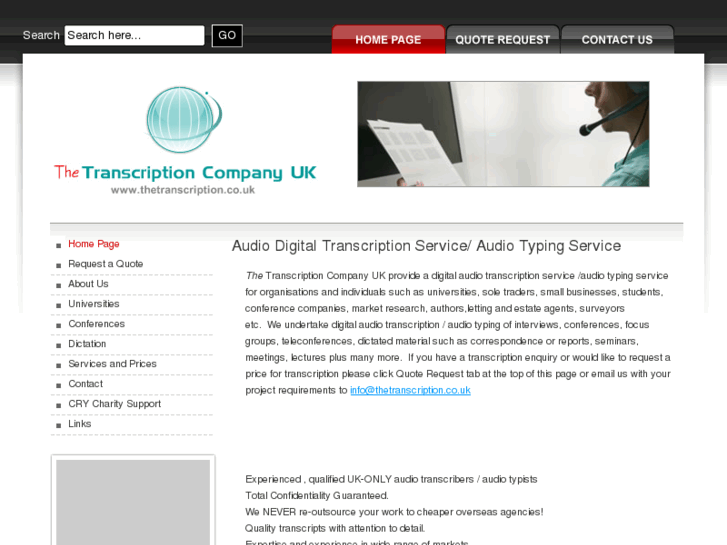 www.thetranscription.co.uk