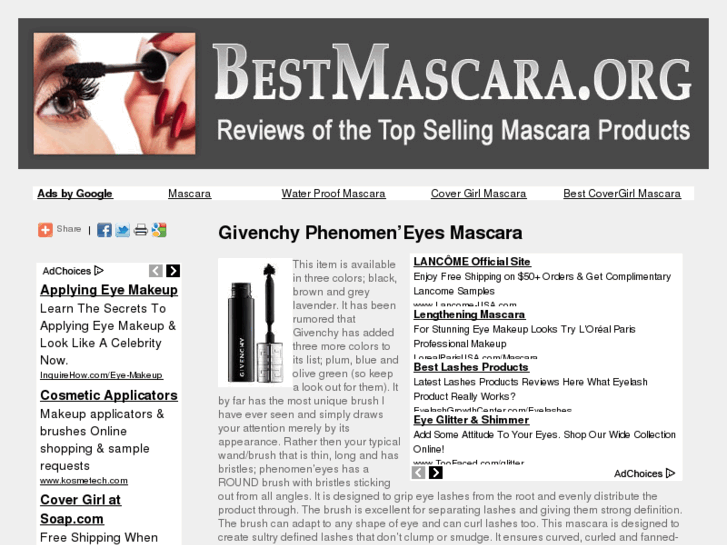 www.bestmascara.org