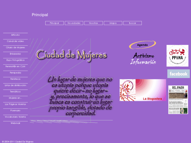 www.ciudaddemujeres.com