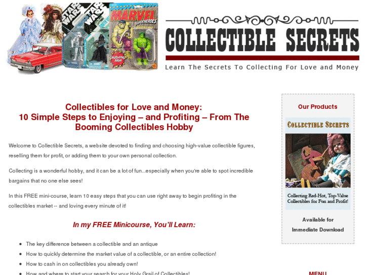 www.collectiblesecrets.com