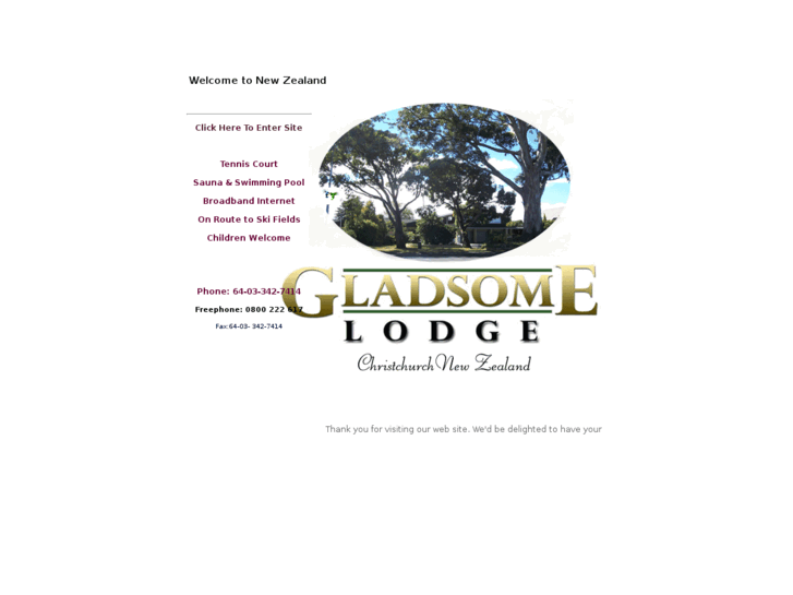 www.gladsomelodge.com