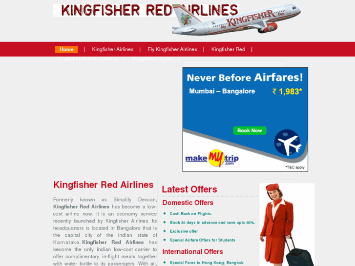 www.kingfisherredairlines.in