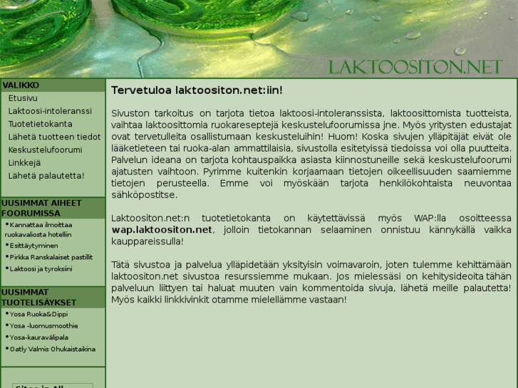 www.laktoositon.net