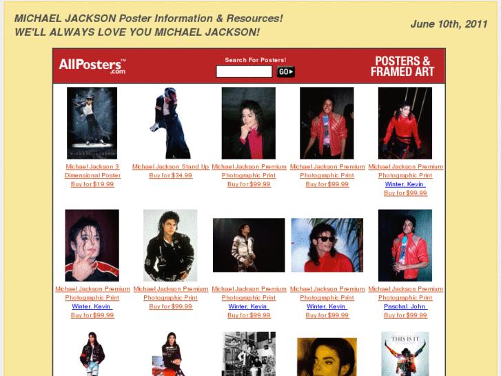 www.michaeljacksonposters.com