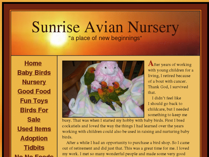 www.sunriseaviannursery.com