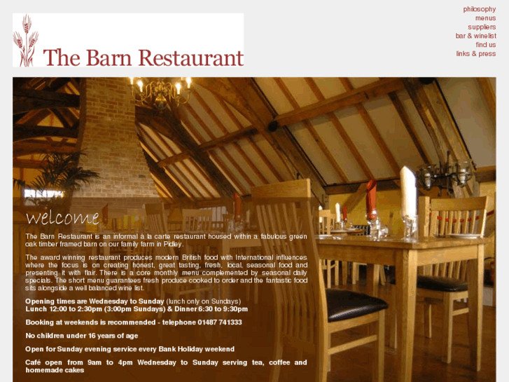 www.thebarnrestaurant-pidley.com