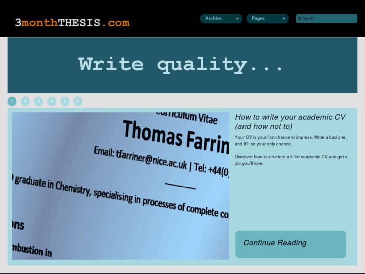 www.threemonththesis.com