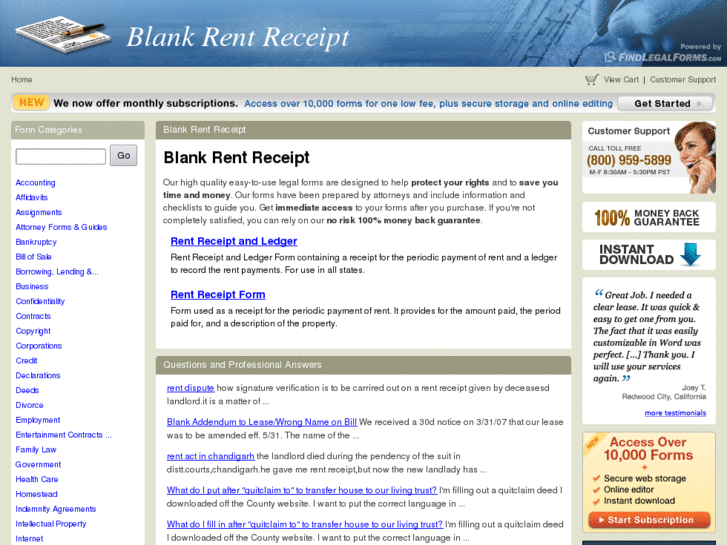 www.blankrentreceipt.com
