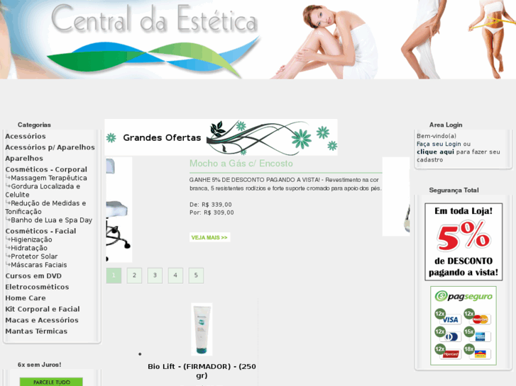 www.centraldaestetica.com