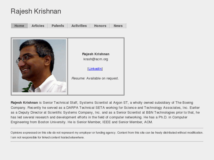 www.rajesh-krishnan.com