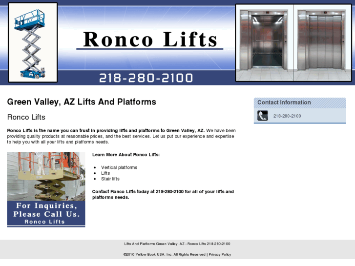 www.roncolifts.net