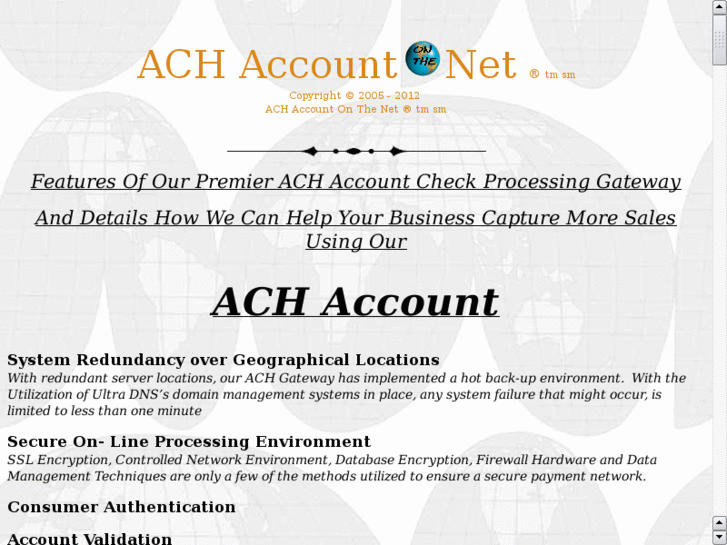 www.achaccount.com