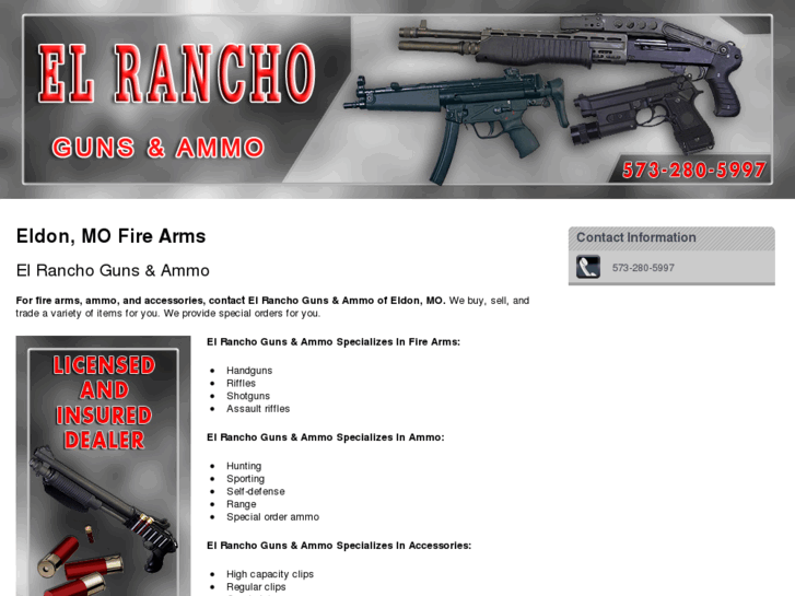 www.elranchogunsandammo.com