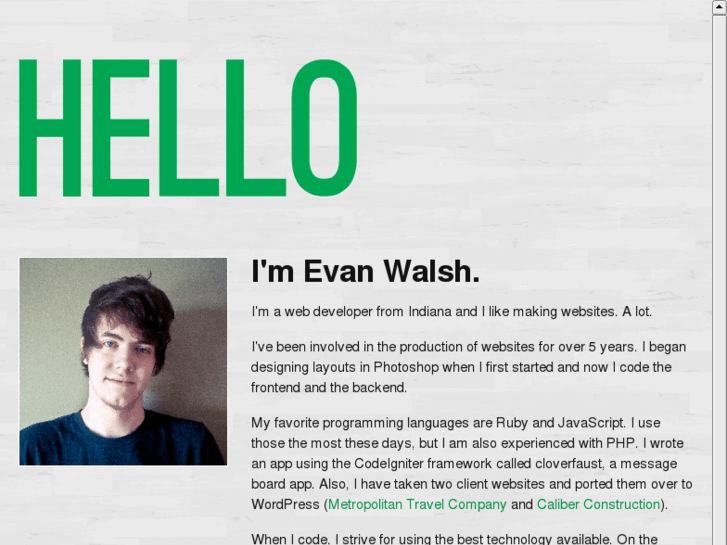 www.evanwalsh.net