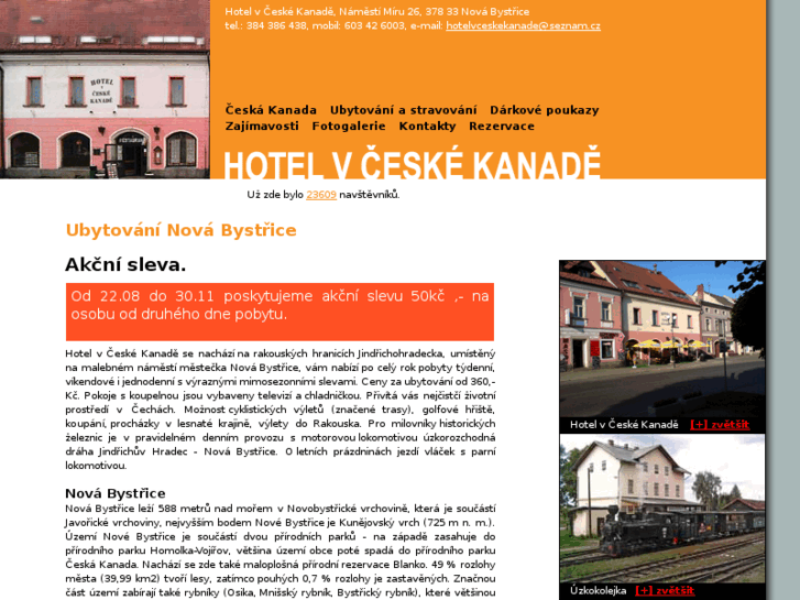 www.hotelvceskekanade.cz