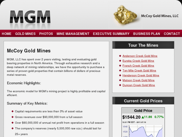 www.mccoygoldmines.com