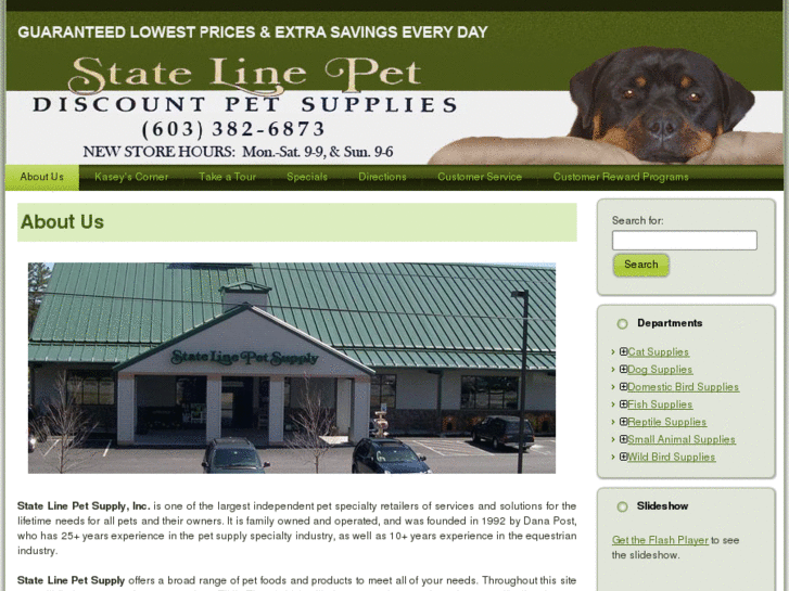 www.statelinepetsupply.com