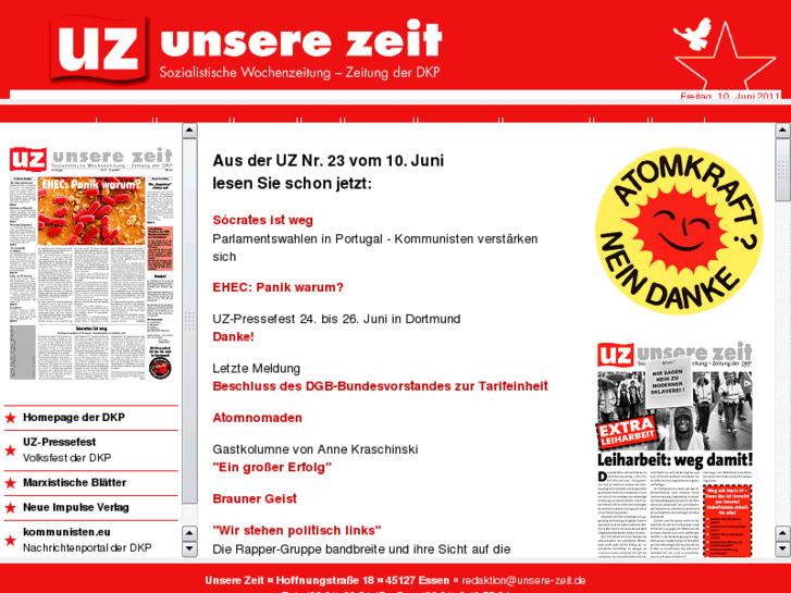 www.unsere-zeit.de