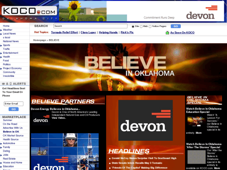 www.believeinoklahoma.com