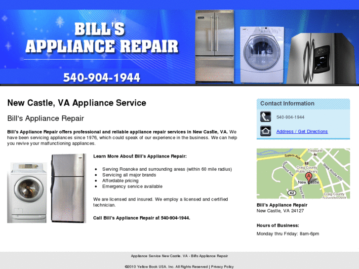 www.billsappliancerepairandservice.com