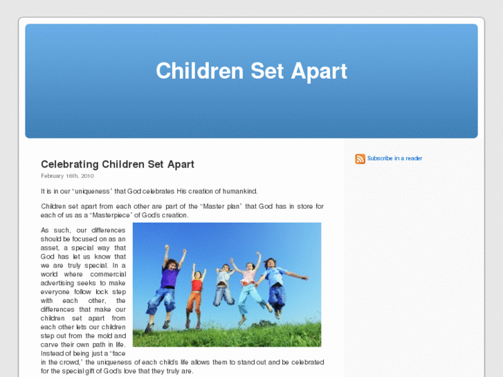 www.childrensetapart.com